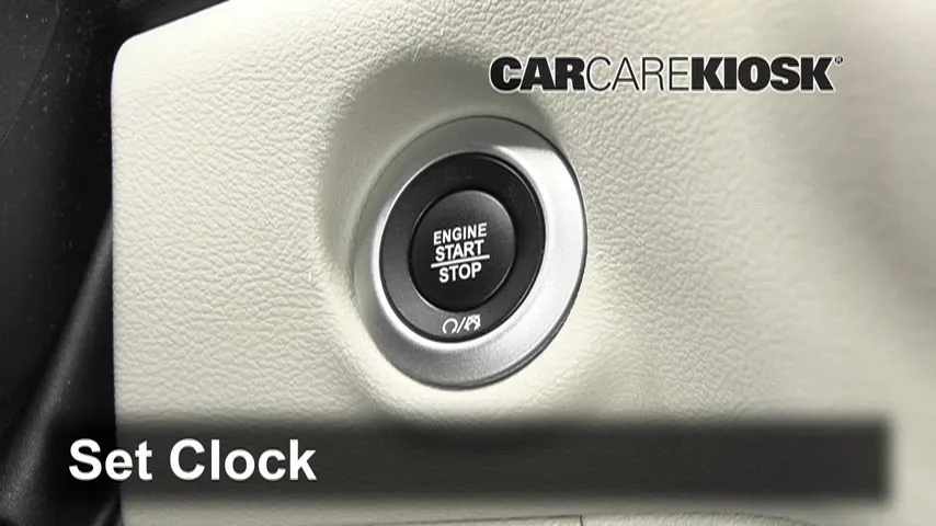 2020 Chrysler Voyager LXi 3.6L V6 FlexFuel Clock